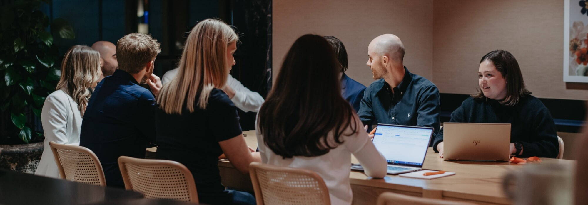 Sharp & Carter Specialist Recruitment, Our Sectors, Female Consultants Working on the Phone